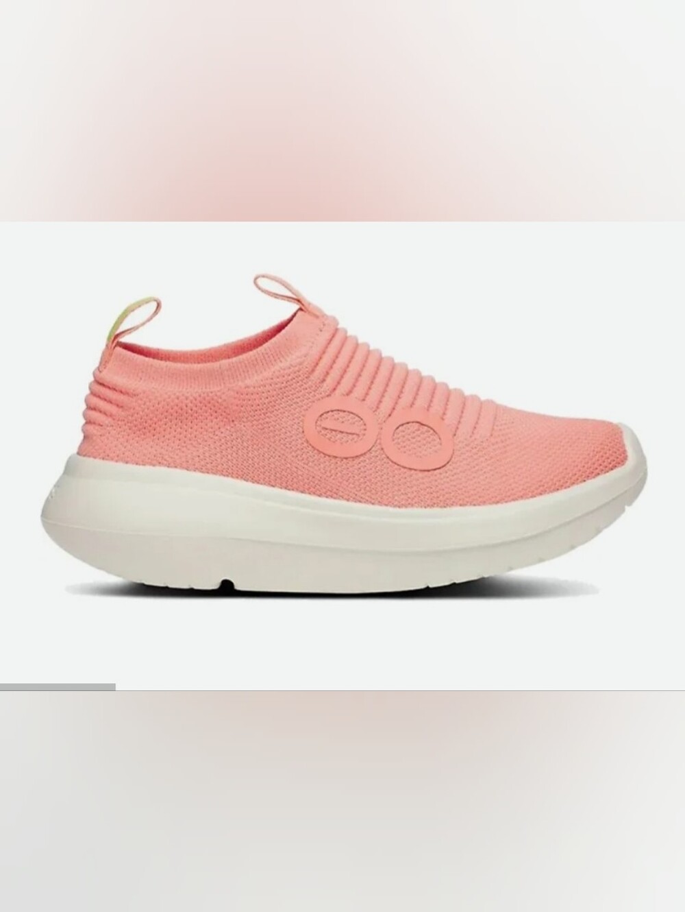 OOFOS Oomy Zen Coral Pink Recovery Shoes. New!